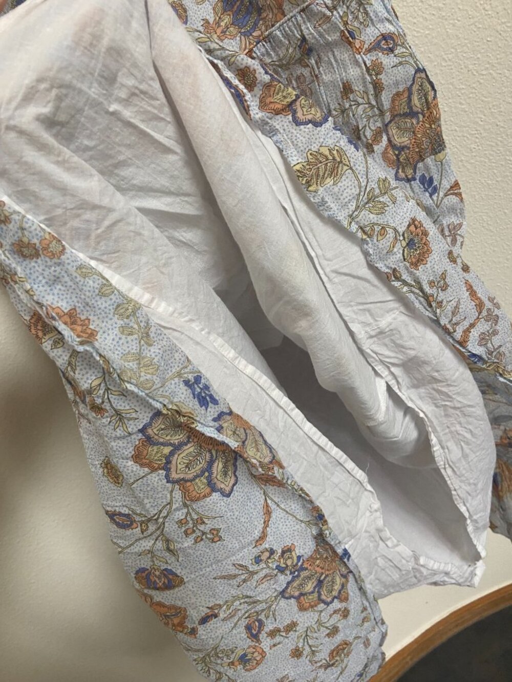 Rachel Zoe blue maxi peasant dress cottagecore blue sz S - Picture 5 of 9